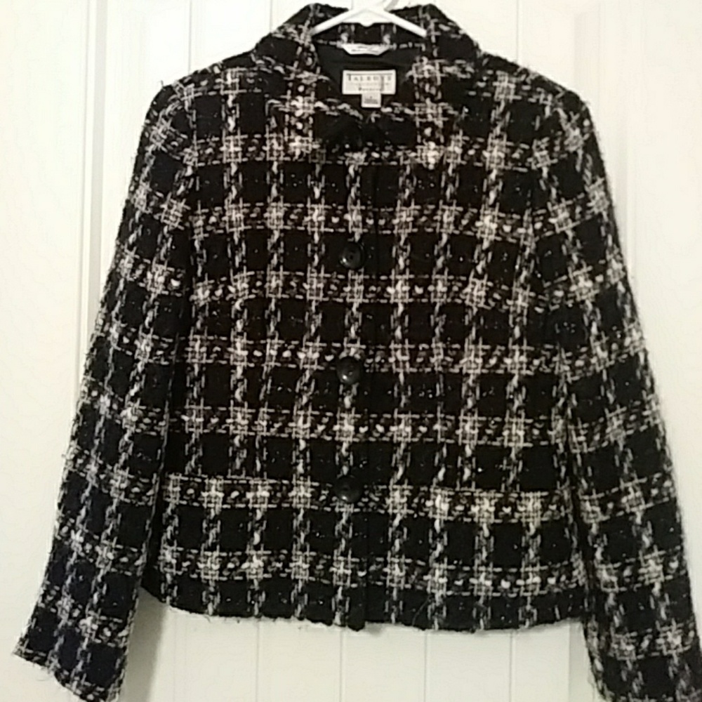 Talbots wool blend jacket sz 4